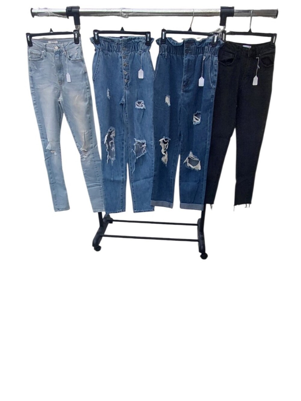 8826E....Forever21 Bundle Of Mixed Color And Style Jeans Size 24, Details Below